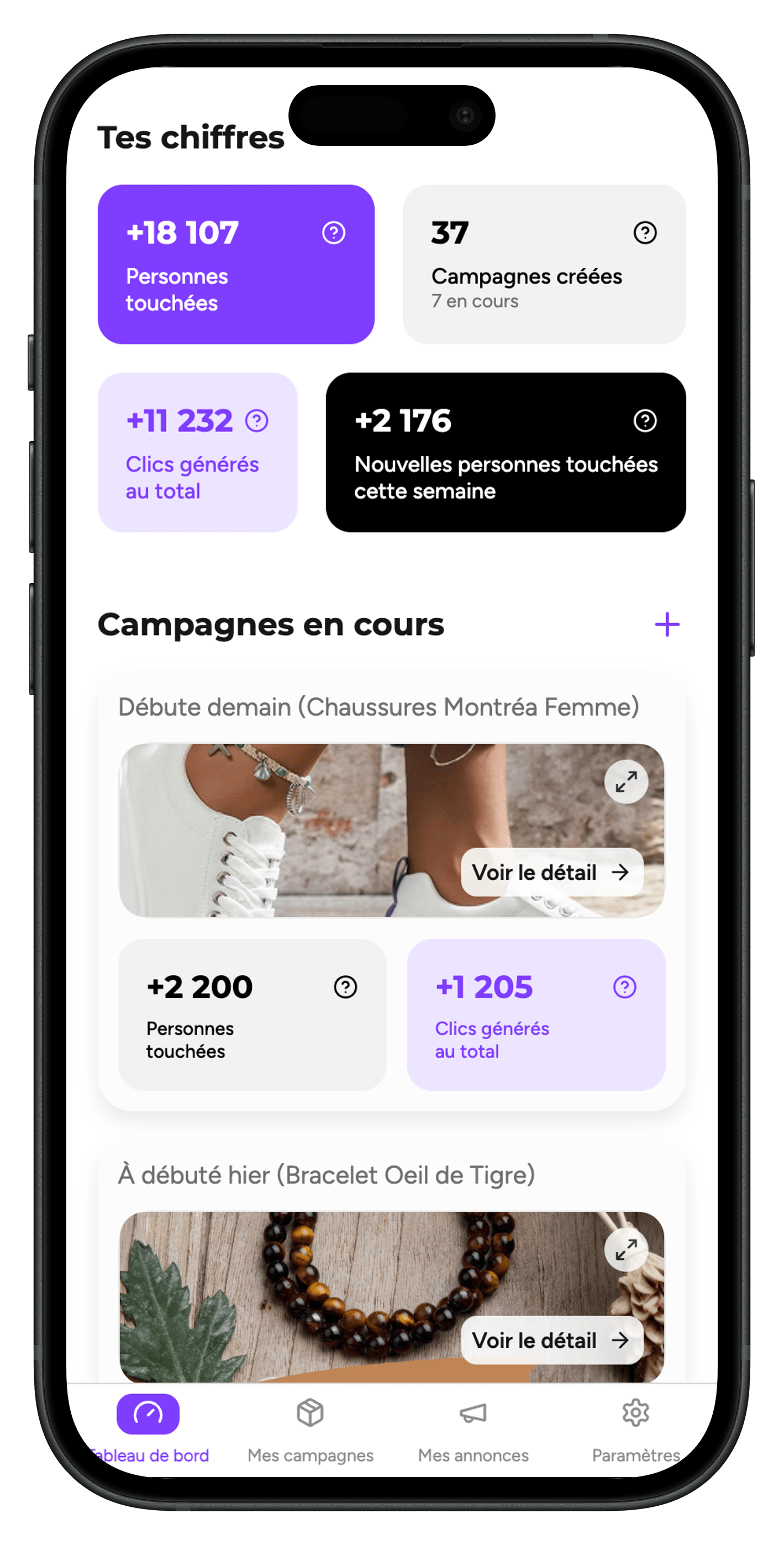 Djlado tableau de bord